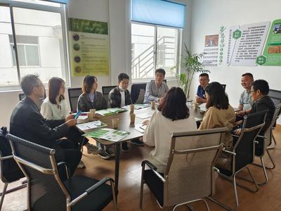 生化学院环境工程专业教授团队与浙江同奥环保科技有限责任公司举行校企合作洽谈会